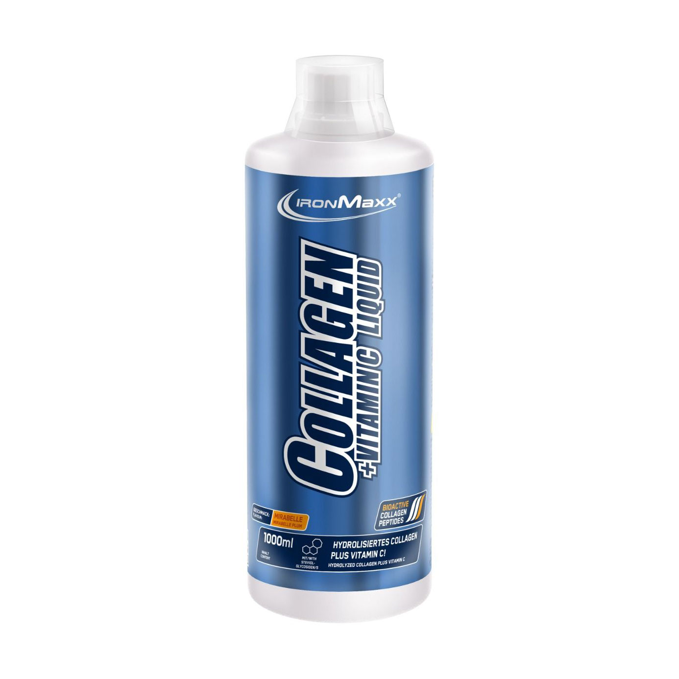 Колаген + вітамін C Мірабель IronMaxx Collagen + Vitamin C Liquid в рідині, 1 л